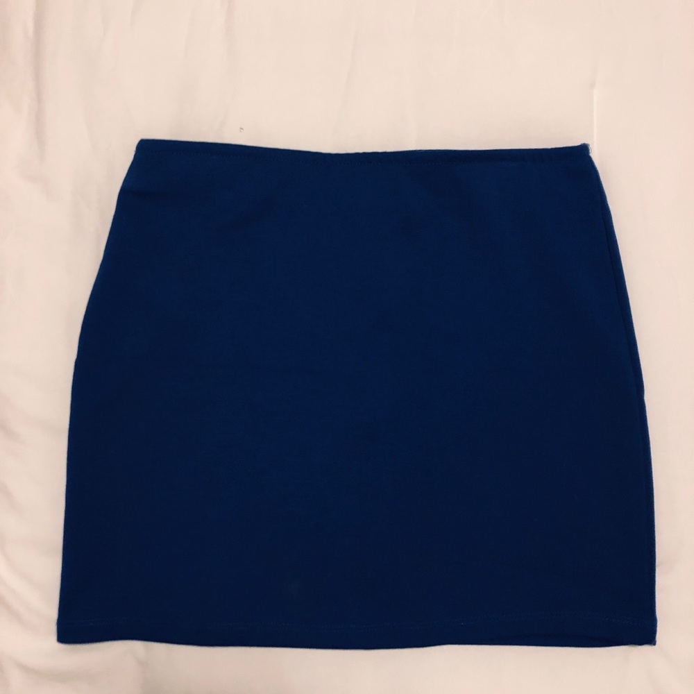 Blue Mini Skirt